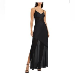 FRENCH CONNECTION- INU SATIN STRAPPY DRESS